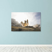 Ruimtesluiting Endeavor tilt uit 5 Canvas Afdruk (Insitu (Houten vloer))