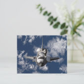 Ruimtesluiting in Orbiting Earth Briefkaart (Staand voorkant)