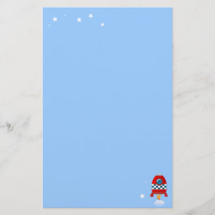 Ruimtesraket - briefpapier