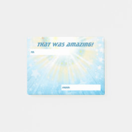 ruimtessterren herkenning van werknemers achteraf post-it® notes