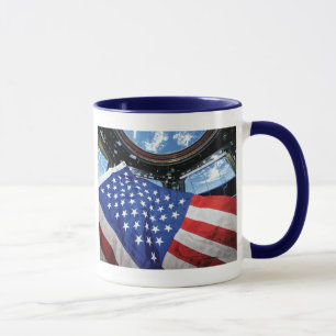 Ruimtestation Amerikaanse vlag Aardbaan Mok