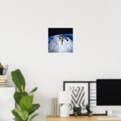 Ruimtestation in Orbit 9 Poster (Thuiskantoor)