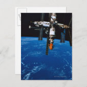 Ruimtestation in Orbit Briefkaart (Voorkant / Achterkant)
