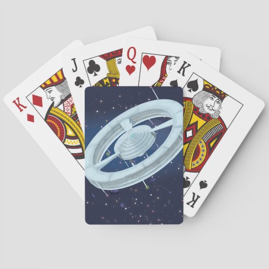Ruimtestation Pokerkaarten (Achterkant)