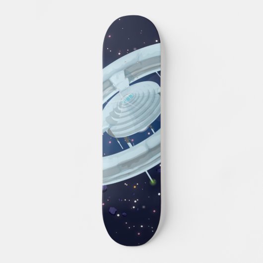 Ruimtestation Skateboard (Voorkant)