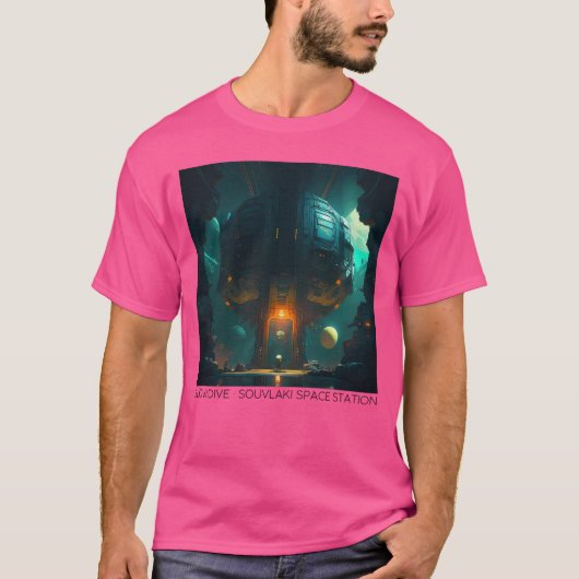 Ruimtestation Slowdive - Souvlaki T-shirt (Voorkant)