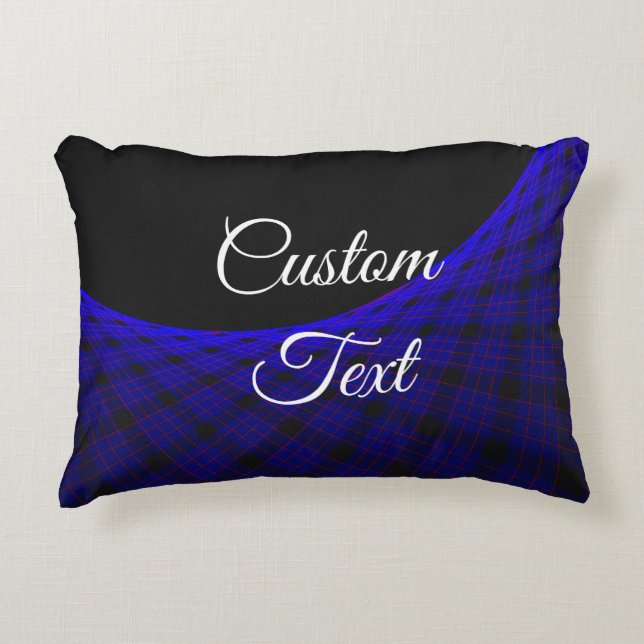 Ruimtetapijt geometrisch accentkussen accent kussen (Voorkant)