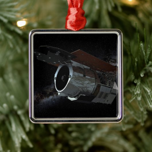 Ruimtetelescoop-ruimtetelescoop met infraroodstral metalen ornament (Boom)