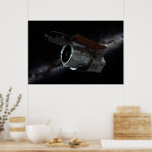 Ruimtetelescoop-ruimtetelescoop met infraroodstral poster (Keuken)