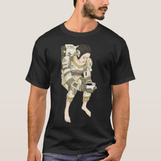 Ruimtethee. Astronaut Girl. T-shirt