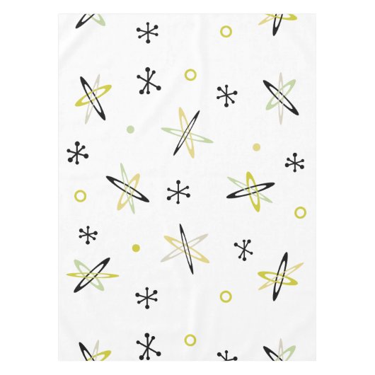 Ruimtetijd atoomtijdperk tafelkleed (Voorkant)