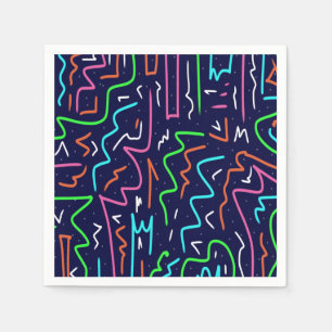 Ruimtetijdperk, Abstracte afdrukken Servet