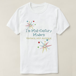 Ruimtetijdperk Atomic Retro Mid-Century Modern  T-shirt