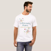 Ruimtetijdperk Atomic Retro Mid-Century Modern  T-shirt (Voorkant volledig)