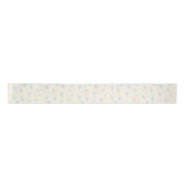 Ruimtetijdperk Turquoise Starbursts Ribbon Lint (Voorkant)