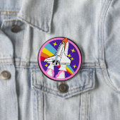 Ruimtetoegangspasje Ronde Button 7,6 Cm (In situ)