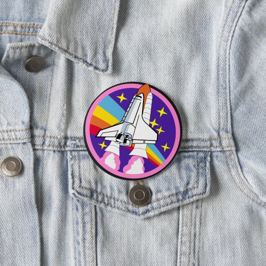 Ruimtetoegangspasje Ronde Button 7,6 Cm (In situ)