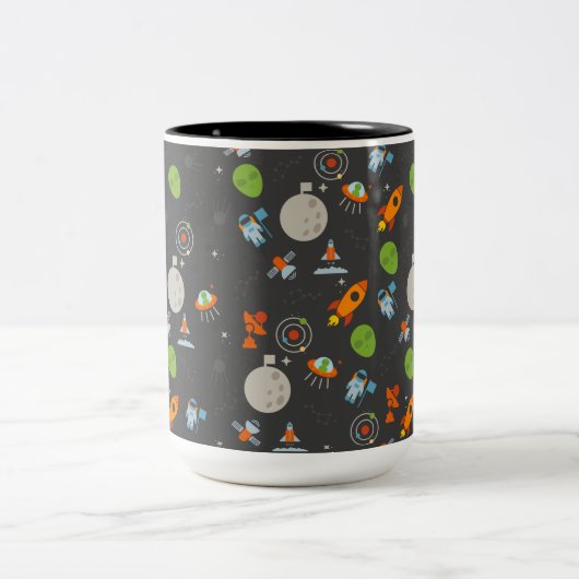 Ruimtetype Tweekleurige Koffiemok (Center)