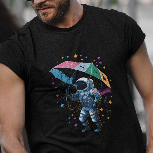 Ruimtevaarder Abstract Astronaut Star-Kind T-shirt