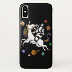 Ruimtevaarder die Magische Eenhoorn Kosmisch Berei iPhone X Hoesje