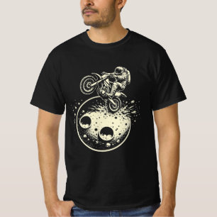 Ruimtevaarder doet een wheelie op Mars T-shirt