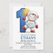 Ruimtevaarder Eerste Reis Rond De Zon 1e Verjaarda Kaart (Voorkant)