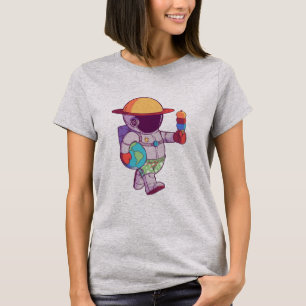 Ruimtevaarder, Grappige Planeten Buitenruimte T-shirt