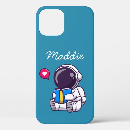 Ruimtevaarder leest boek schattige kinderen Case-Mate iPhone case (Achterkant)