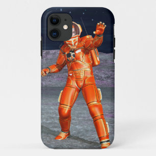 Ruimtevaarder Mars ruimteverkenner op buitenaardse iPhone 11 Hoesje