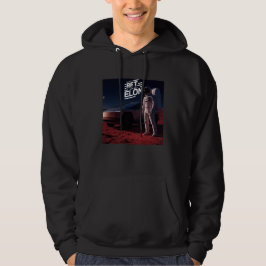 Ruimtevaarder op Mars met futuristische elektrisch Hoodie