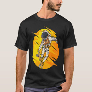 Ruimtevaarder Skateboard Schaatsen Ruimte Kosmos R T-shirt