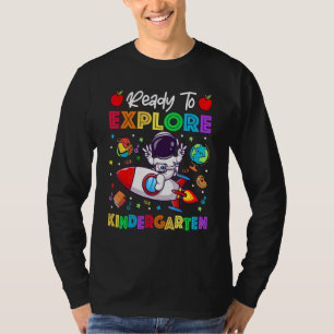 Ruimtevaarder terug naar school klaar om de kleute t-shirt