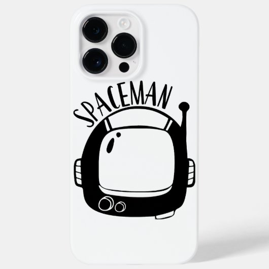 Ruimtevaarder Vintage Case-Mate iPhone Case (Achterkant)