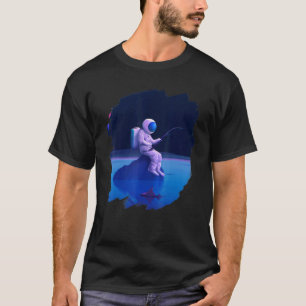 Ruimtevaarder Vissersboot Ruimte Oceaan Meer Cool T-shirt