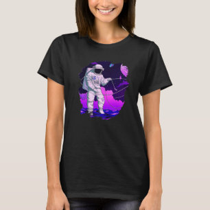 Ruimtevaarder Vissersboot Ruimte Oceaan Meer Cool T-shirt