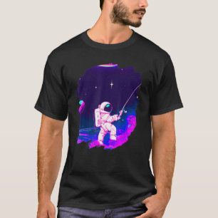 Ruimtevaarder Vissersboot Ruimte Oceaan Meer Cool T-shirt