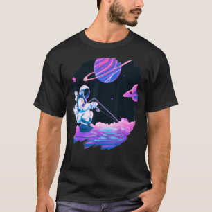 Ruimtevaarder Vissersboot Ruimte Oceaan Meer Cool T-shirt