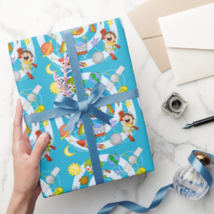 Ruimtevaarder vs. Alien Glanzend Inpakpapier, 76cm Cadeaupapier