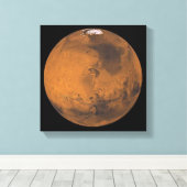 RUIMTEVAART #16 MARS CANVAS AFDRUK (Insitu (Houten vloer))