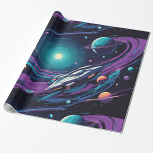 Ruimtevaart Cadeaupapier