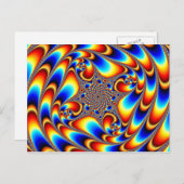 Ruimtevaart - Fractal Briefkaart (Voorkant / Achterkant)