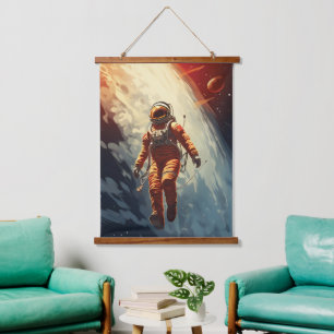 Ruimtevaart Hangend Wandkleed