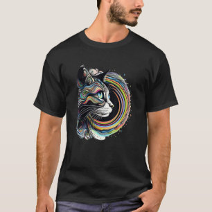 Ruimtevaart Kat Ruimte Kat Melkweg Kitten 3 T-shirt