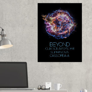 Ruimtevaart, Kosmos, Supernova Cassiopeia A Folie Afdrukken