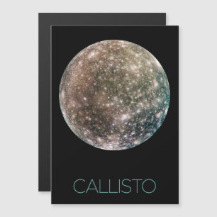Ruimtevaart, Kosmos, Zonnestelsel, Maan Callisto Magnetische Uitnodiging
