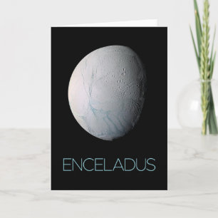 Ruimtevaart, Kosmos, Zonnestelsel, Maan Enceladus Kaart