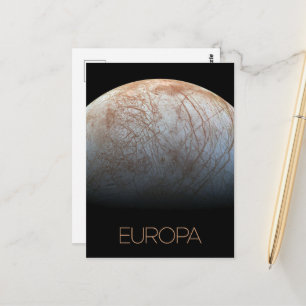 Ruimtevaart, Kosmos, Zonnestelsel, Maan Europa Briefkaart