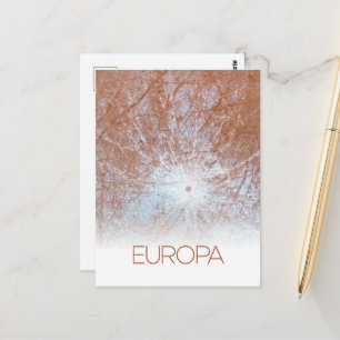Ruimtevaart, Kosmos, Zonnestelsel, Maan Europa Briefkaart