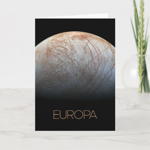 Ruimtevaart, Kosmos, Zonnestelsel, Maan Europa Kaart