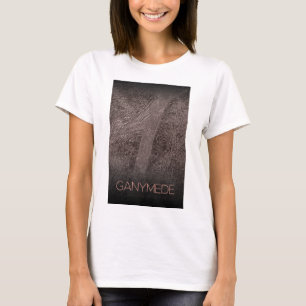 Ruimtevaart, Kosmos, Zonnestelsel, Maan Ganymedes T-shirt